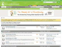 Tablet Screenshot of forums.llli.org